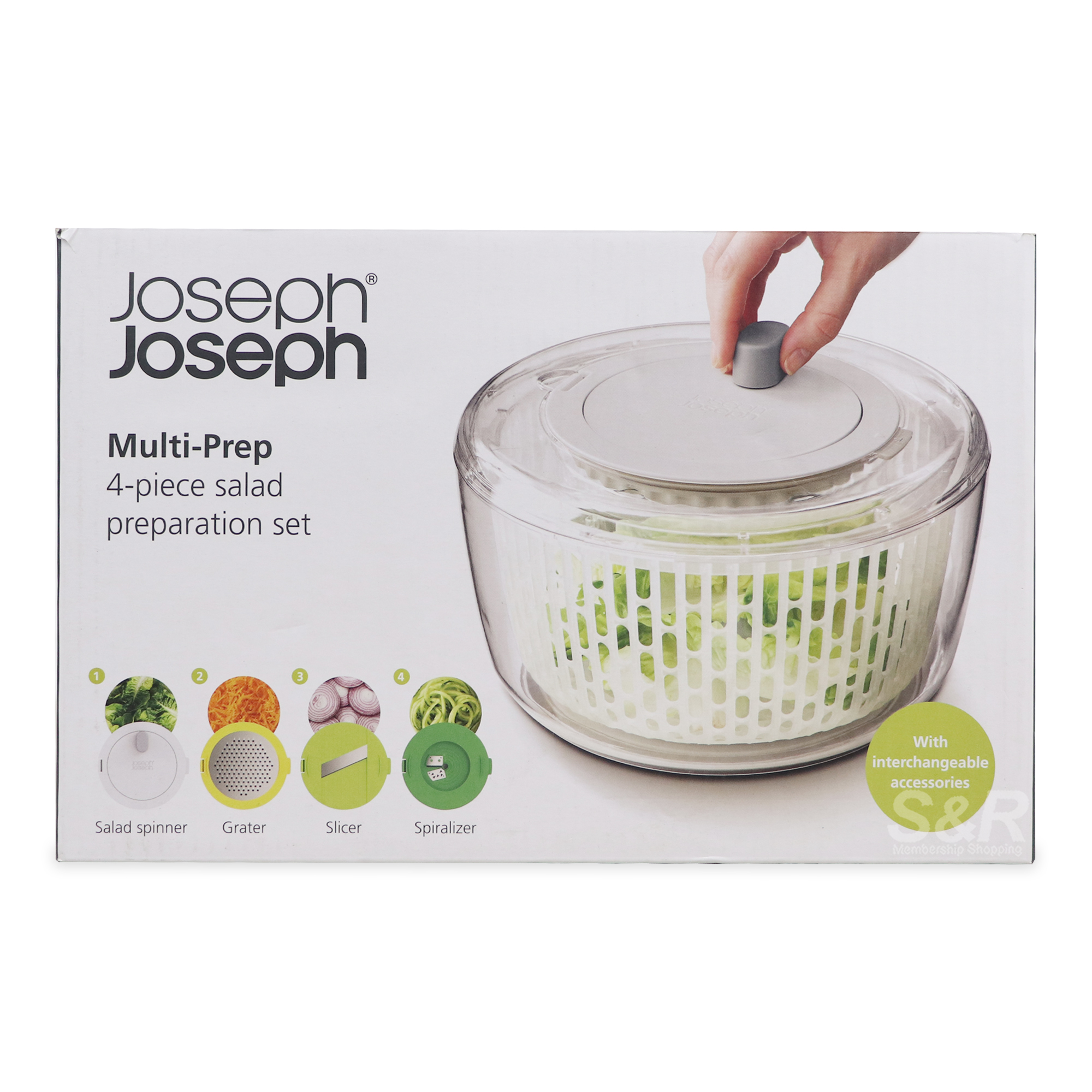 Joseph Joseph Salad Preparation 4pc Set Joseph Joseph Salad Preparation 4pc Set
